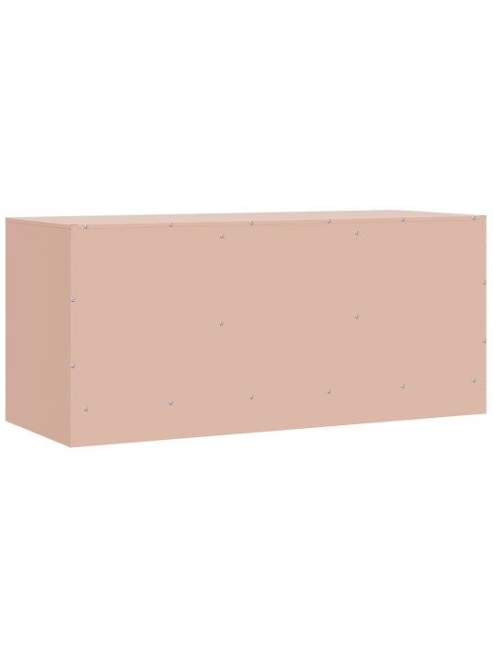TV skříňka růžová 99 x 39 x 44 cm ocel