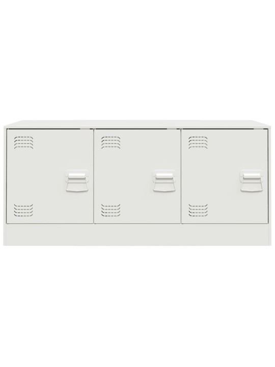 TV skříňka bílá 99 x 39 x 44 cm ocel