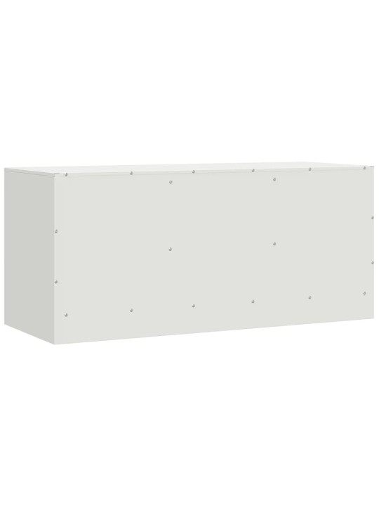TV skříňka bílá 99 x 39 x 44 cm ocel