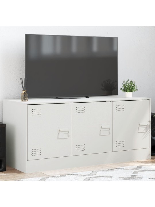 TV skříňka bílá 99 x 39 x 44 cm ocel