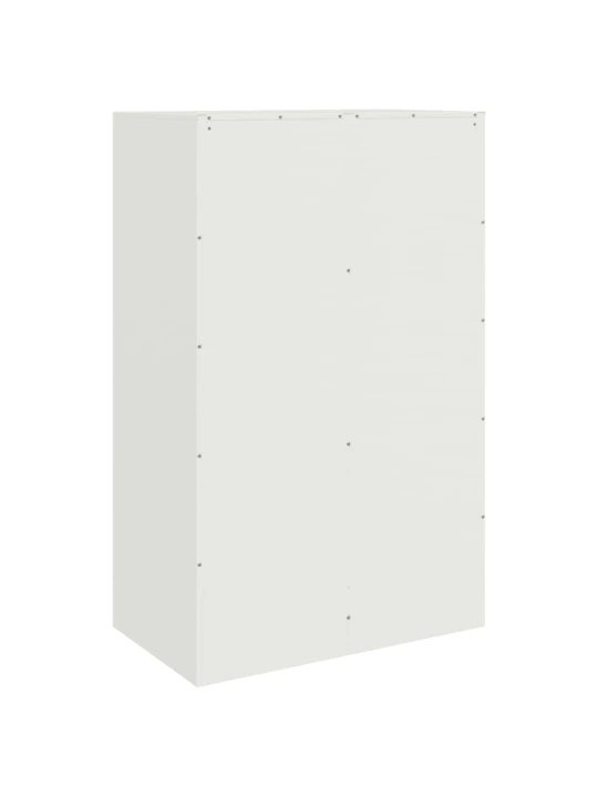 Příborník bílý 67 x 39 x 107 cm ocel
