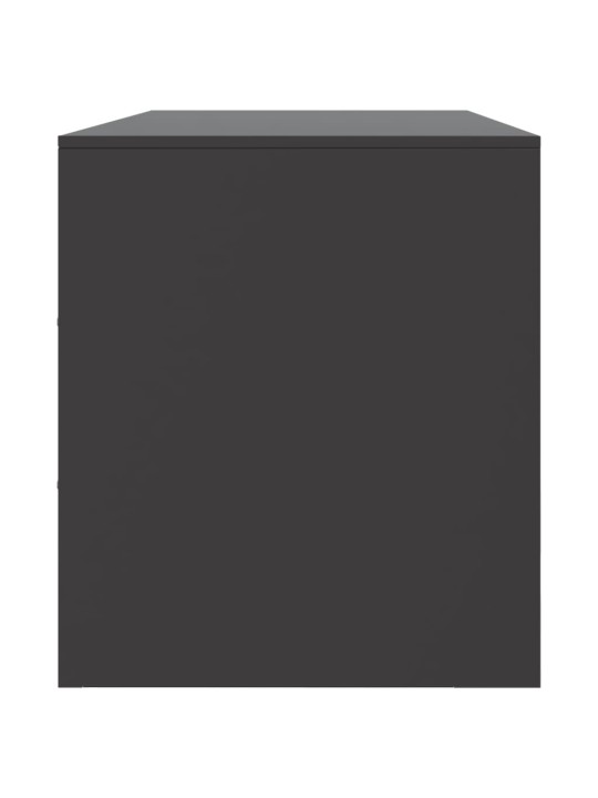 TV skříňka černá 99 x 39 x 44 cm ocel