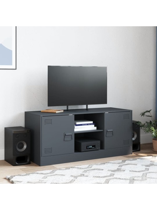 TV skříňka antracitová 99 x 39 x 44 cm ocel