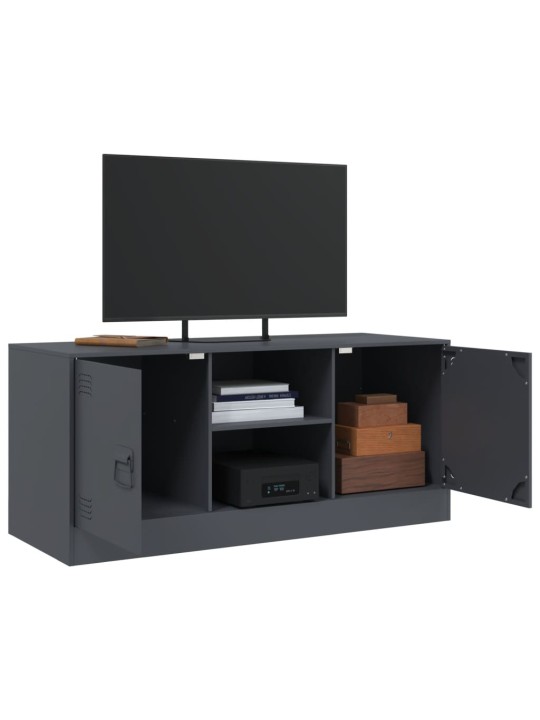 TV skříňka antracitová 99 x 39 x 44 cm ocel