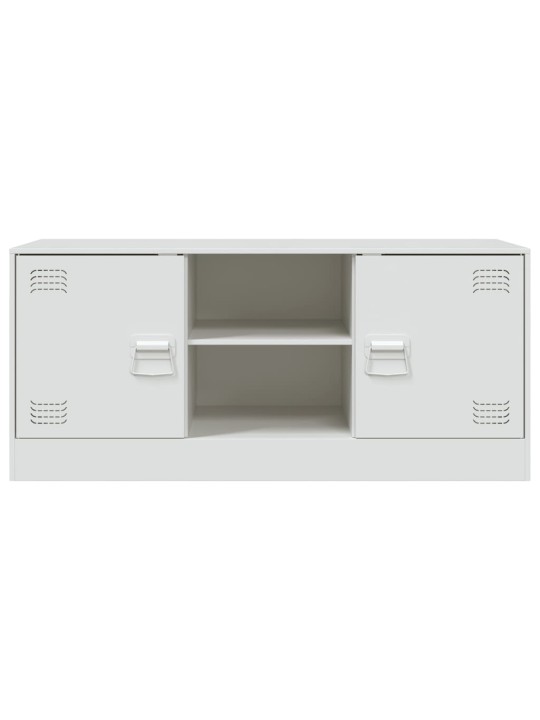 TV skříňka bílá 99 x 39 x 44 cm ocel