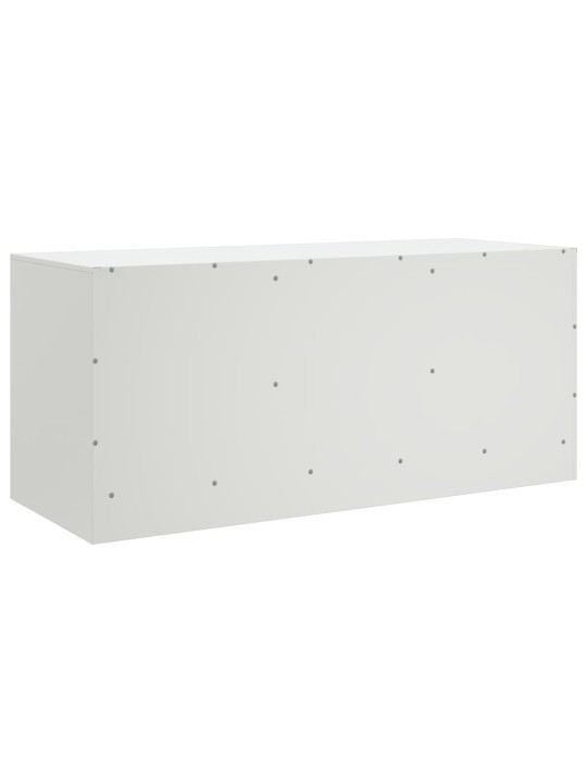 TV skříňka bílá 99 x 39 x 44 cm ocel