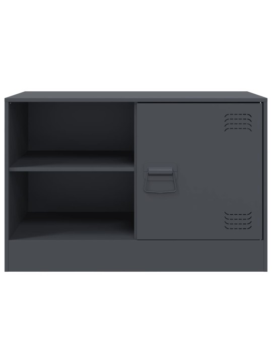 TV skříňky 2 ks antracitové 67 x 39 x 44 cm ocel
