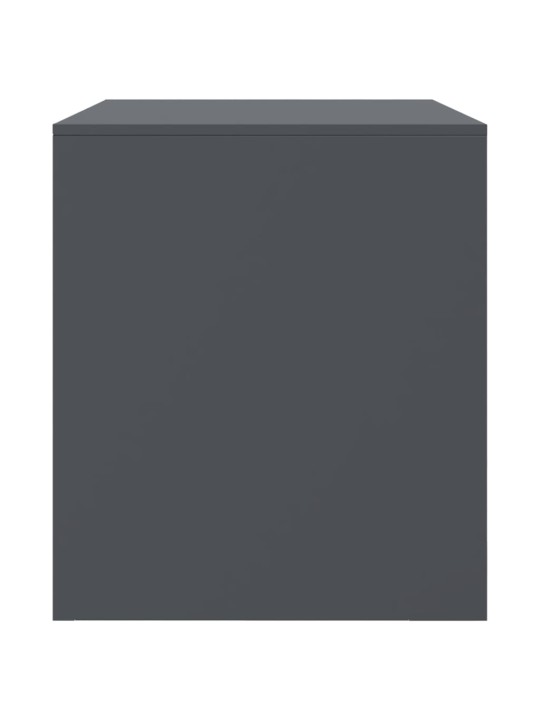 TV skříňky 2 ks antracitové 67 x 39 x 44 cm ocel