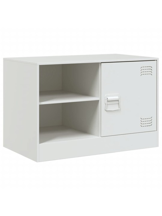 TV skříňka bílá 67 x 39 x 44 cm ocel