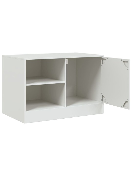 TV skříňka bílá 67 x 39 x 44 cm ocel