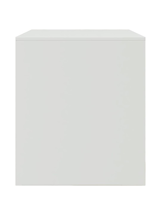 TV skříňka bílá 67 x 39 x 44 cm ocel