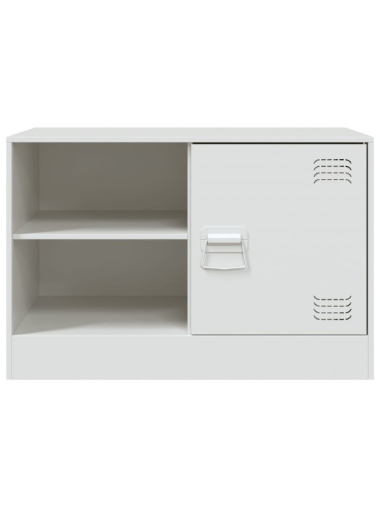 TV skříňky 2 ks bílé 67 x 39 x 44 cm ocel