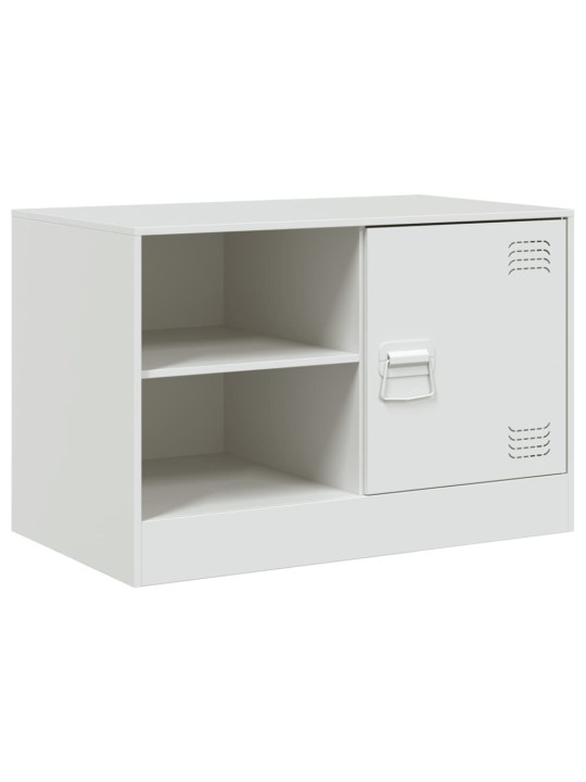 TV skříňky 2 ks bílé 67 x 39 x 44 cm ocel