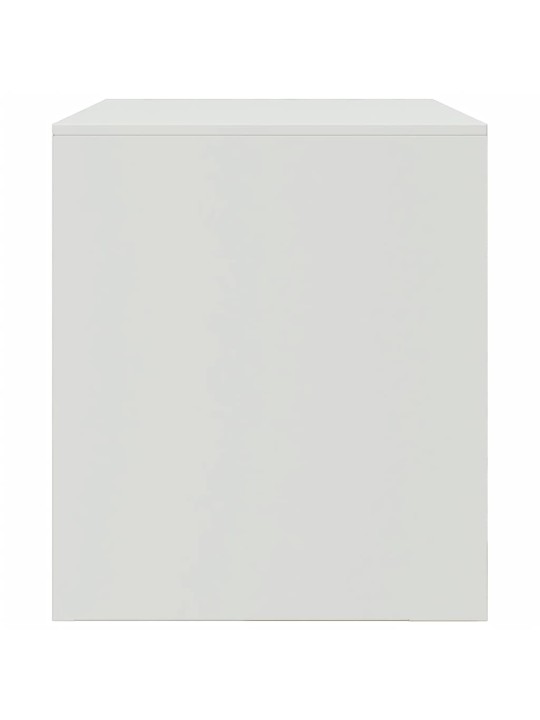 TV skříňky 2 ks bílé 67 x 39 x 44 cm ocel