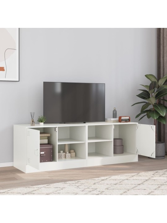 TV skříňky 2 ks bílé 67 x 39 x 44 cm ocel