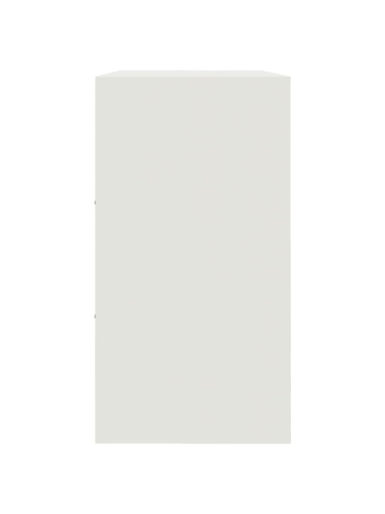 Příborník bílý 99 x 39 x 73 cm ocel