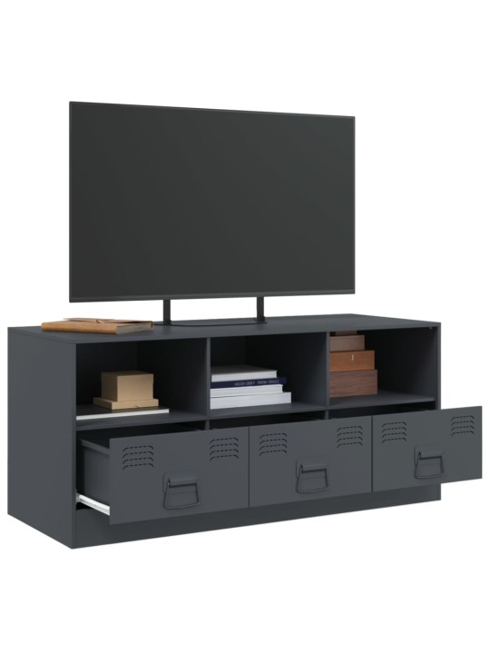 TV skříňka antracitová 99 x 39 x 44 cm ocel