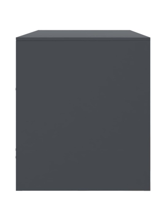 TV skříňka antracitová 99 x 39 x 44 cm ocel