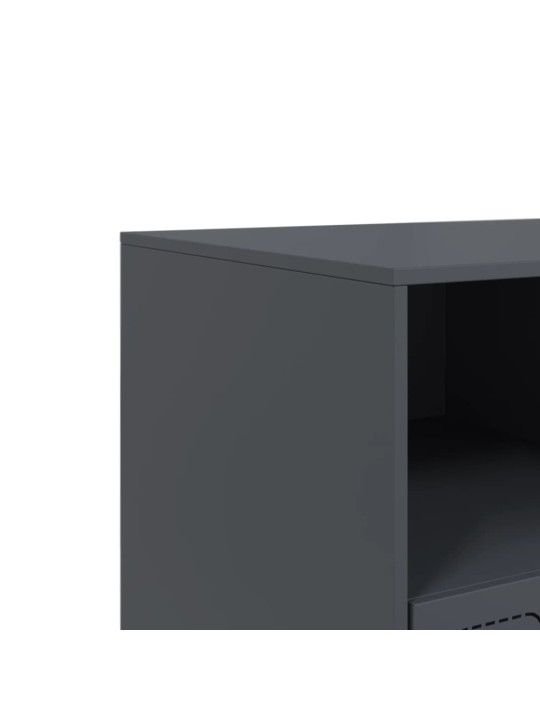 TV skříňka antracitová 99 x 39 x 44 cm ocel