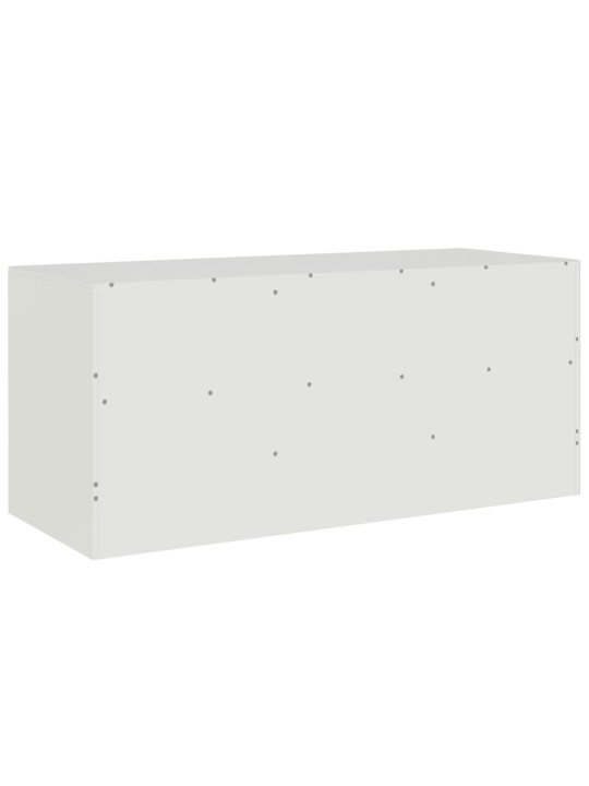 TV skříňka bílá 99 x 39 x 44 cm ocel