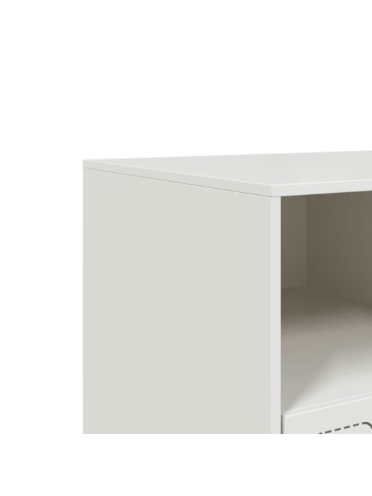 TV skříňka bílá 99 x 39 x 44 cm ocel