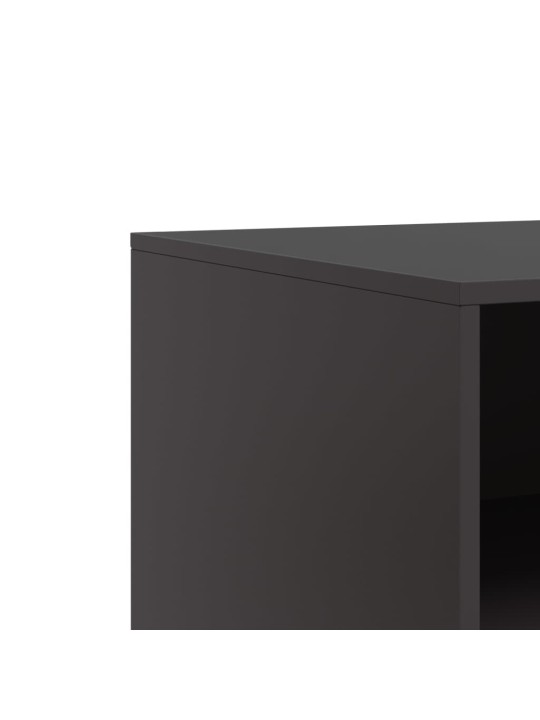 TV skříňky 2 ks černé 67 x 39 x 44 cm ocel