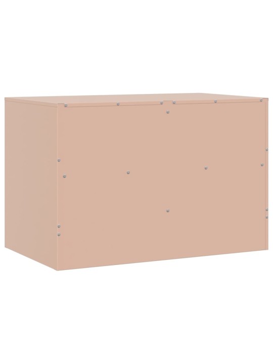 TV skříňka růžová 67 x 39 x 44 cm ocel