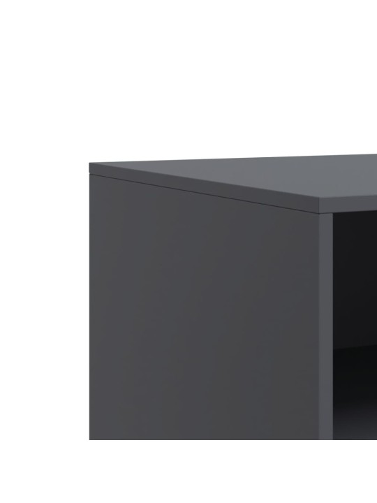 TV skříňky 2 ks antracitové 67 x 39 x 44 cm ocel