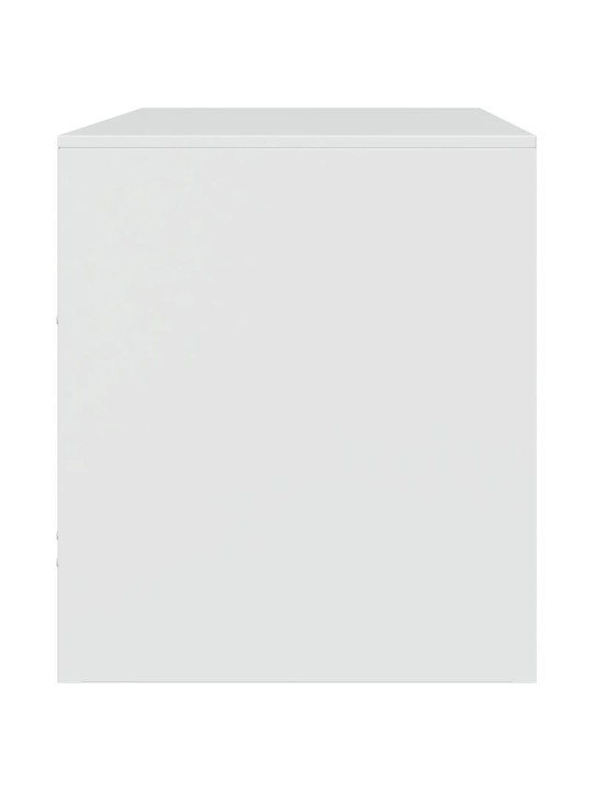 TV skříňka bílá 67 x 39 x 44 cm ocel