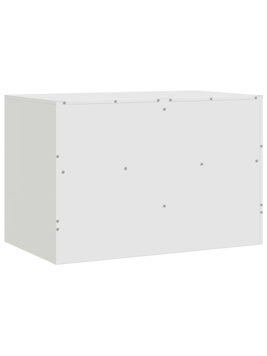 TV skříňky 2 ks bílé 67 x 39 x 44 cm ocel