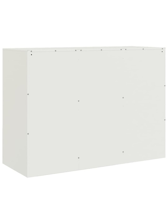 Příborník bílý 99 x 39 x 73 cm ocel