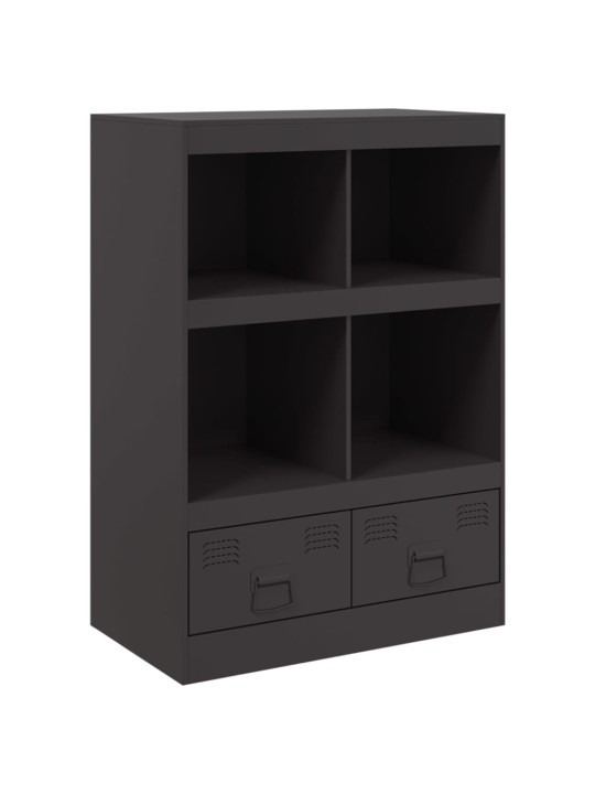 Highboard černý 67 x 39 x 95 cm ocel