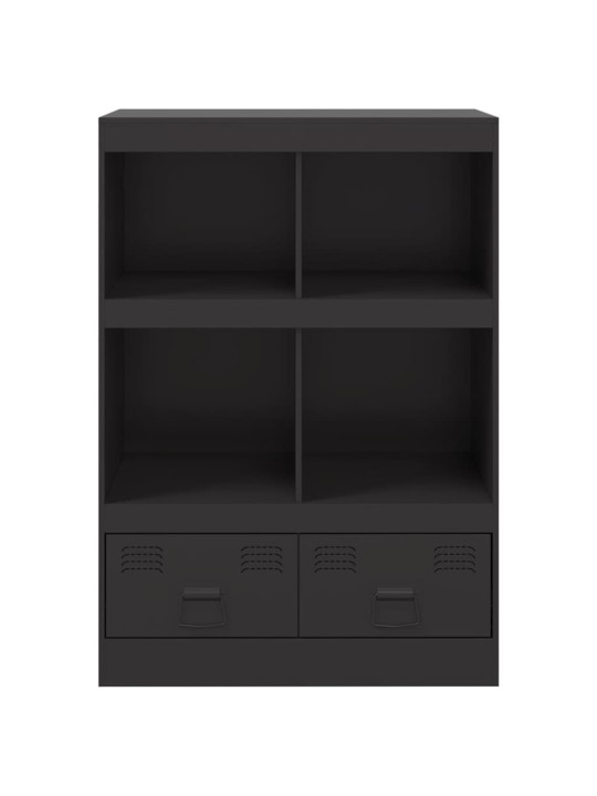 Highboard černý 67 x 39 x 95 cm ocel