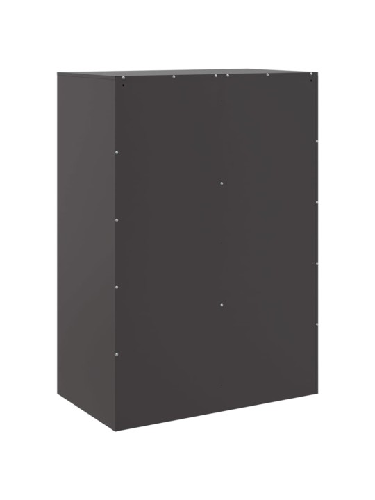 Highboard černý 67 x 39 x 95 cm ocel