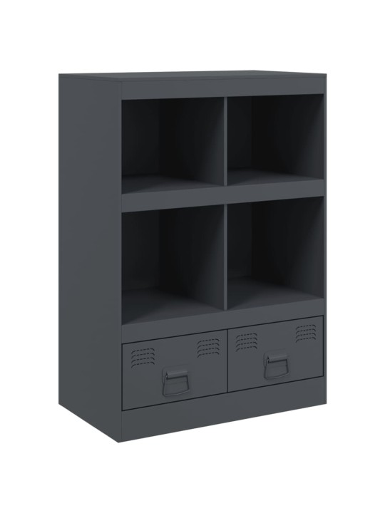 Highboard antracitový 67 x 39 x 95 cm ocel