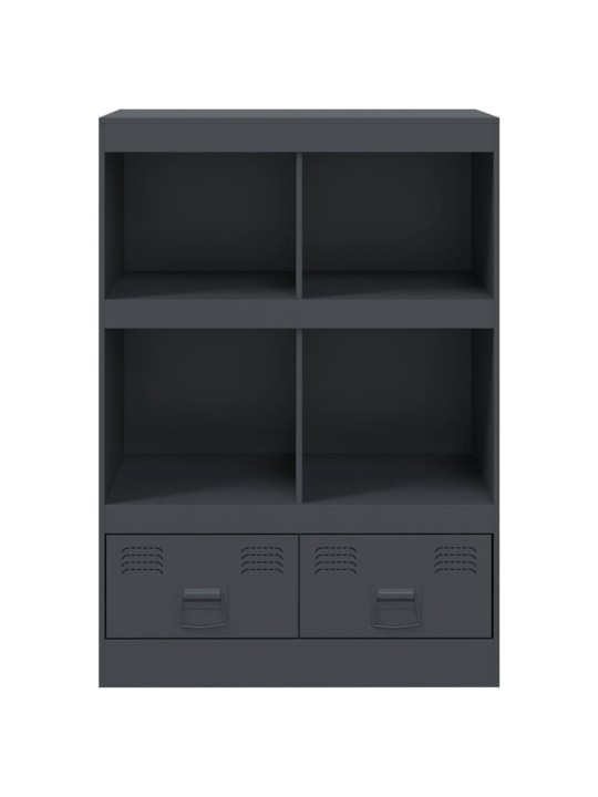 Highboard antracitový 67 x 39 x 95 cm ocel