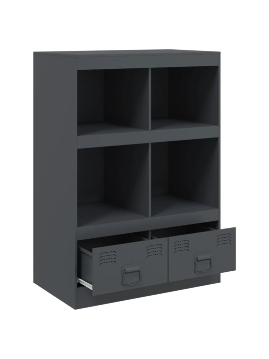 Highboard antracitový 67 x 39 x 95 cm ocel