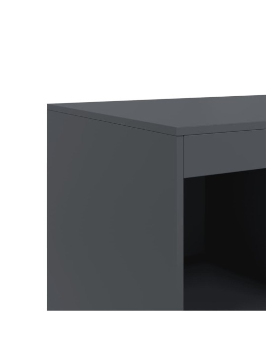 Highboard antracitový 67 x 39 x 95 cm ocel