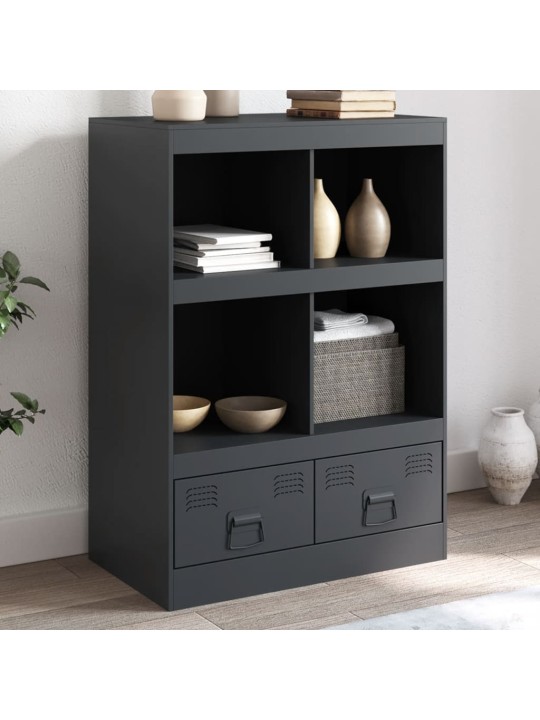 Highboard antracitový 67 x 39 x 95 cm ocel