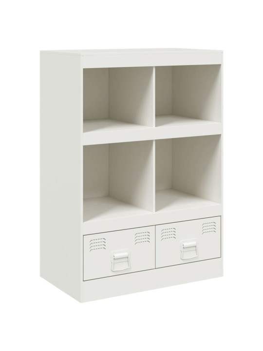 Highboard bílý 67 x 39 x 95 cm ocel