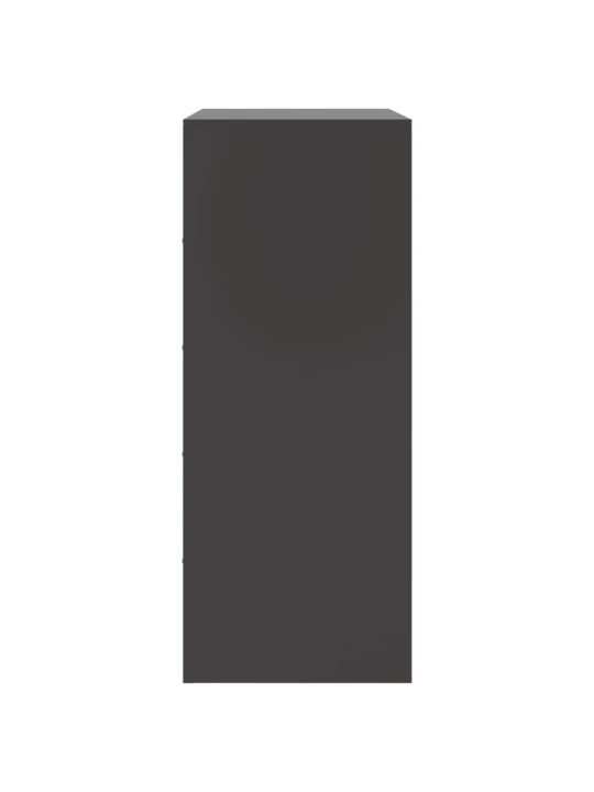 Highboard černý 67 x 39 x 95 cm ocel