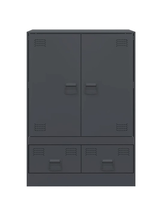 Highboard antracitový 67 x 39 x 95 cm ocel