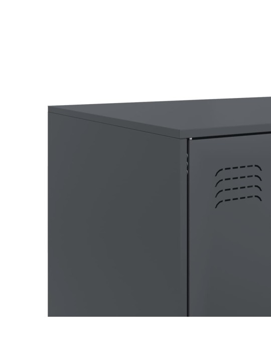 Highboard antracitový 67 x 39 x 95 cm ocel