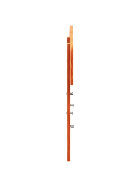 Čelo postele voskově hnědé 75 cm masivní borové dřevo