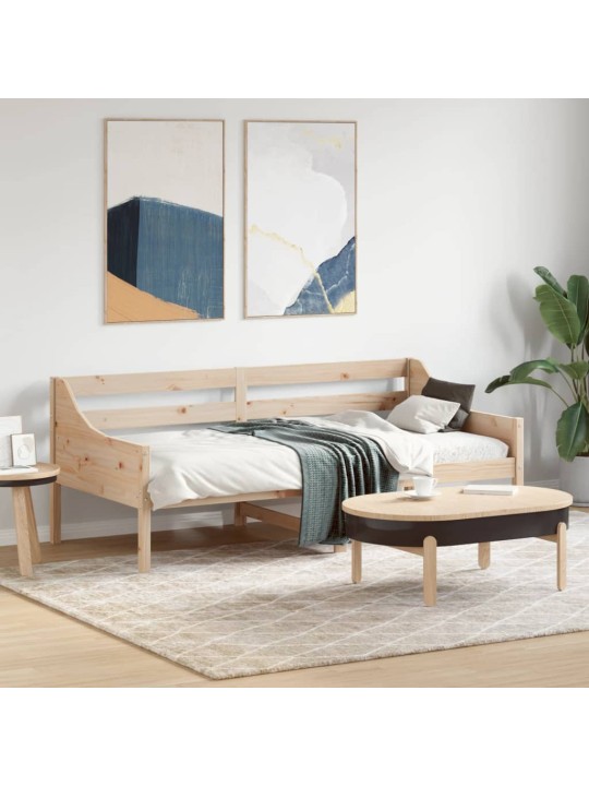 Válenda bez matrace 90 x 190 cm masivní borovice