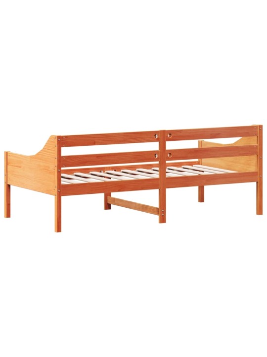 Válenda bez matrace hnědá 75x190 cm masivní borovice
