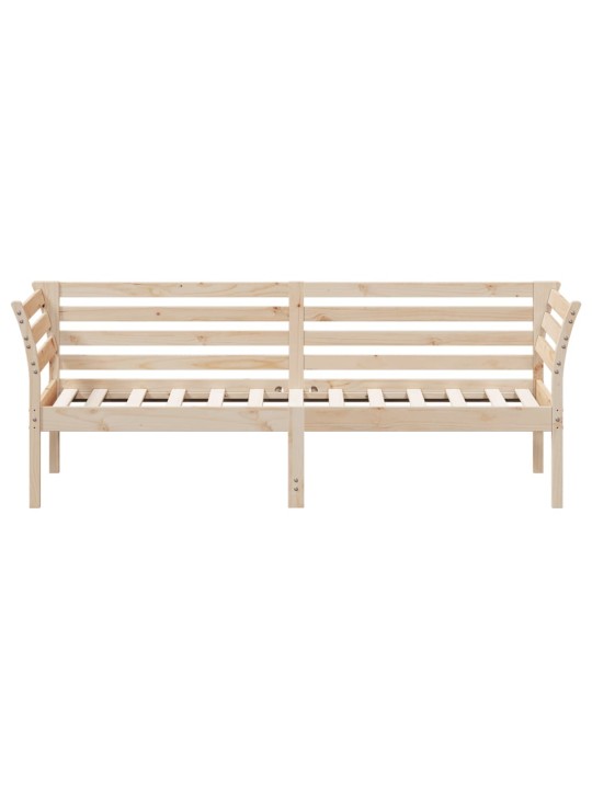 Válenda bez matrace 90 x 190 cm masivní borovice
