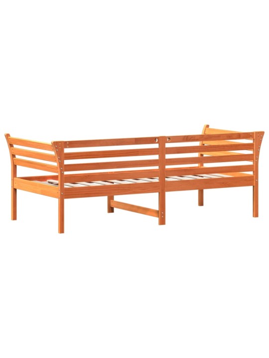Válenda bez matrace voskově hnědá 90 x 190 cm masivní borovice