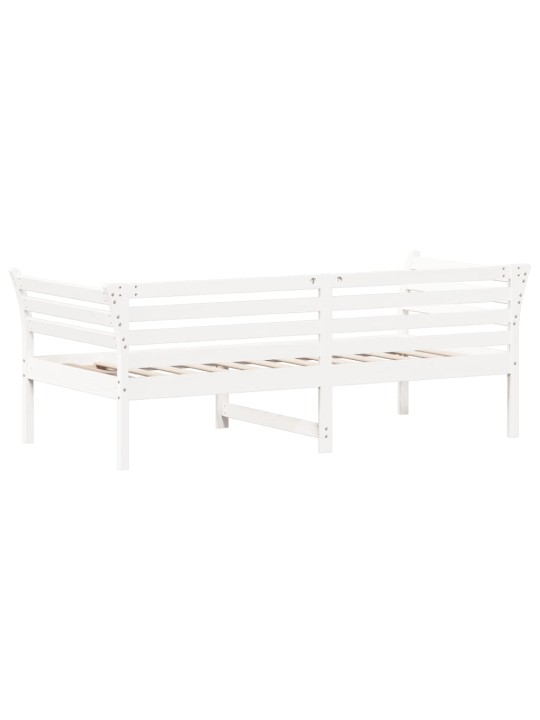 Válenda bez matrace bílá 75x190 cm masivní borovice