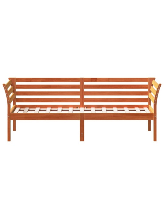Válenda bez matrace hnědá 75x190 cm masivní borovice